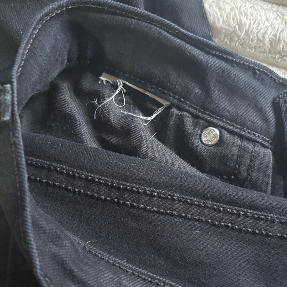 Levi's Black Straight-Leg Denim Pants - Picture 3 of 5